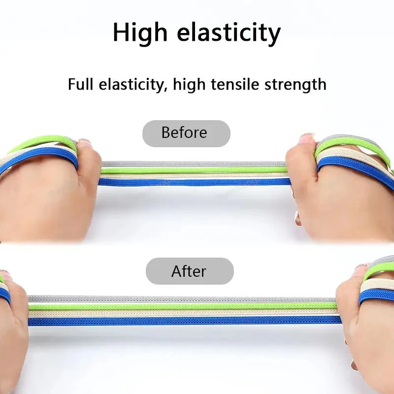 👟✨ No Tie Elastic Shoelaces – Ελαστικά Κορδόνια Χωρίς Δέσιμο για Παιδιά & Ενήλικες 🚀