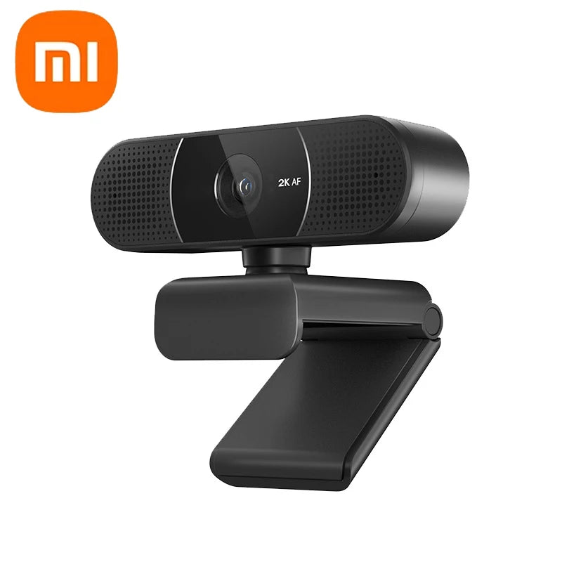 🎥✨ Xiaomi 2K/1080P Full HD Webcam 60FPS | Autofocus TOF 🚀 με Διπλό Μικρόφωνο 🎤 & 360° Περιστροφή 🔄