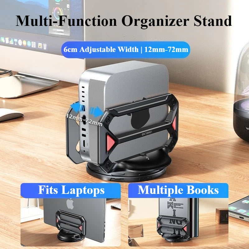 💻📐 Oatsbasf Vertical Laptop Stand – Κάθετη Βάση με Σιλικόνη & Heat Dissipation 🎯