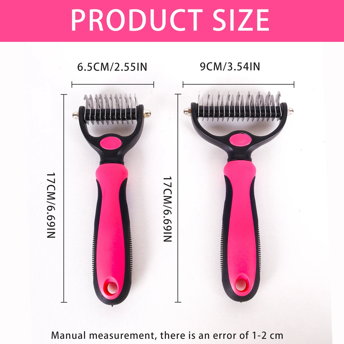 🪮🐾 Double-Sided Pet Knot Comb – Χτένα Αφαίρεσης Κόμπων για Σκύλους & Γάτες ✂️🐶🐱 Τέλος στους κόμπους & τις μπλεγμένες τρίχες – με εργονομική σχεδίαση & υψηλή απόδοση!