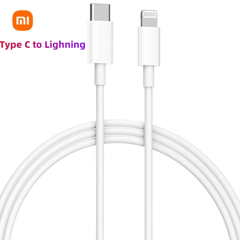 ⚡🔌 Xiaomi USB-C to Lightning Cable – PD 27W/20W Fast Charging για iPhone & iPad 📱