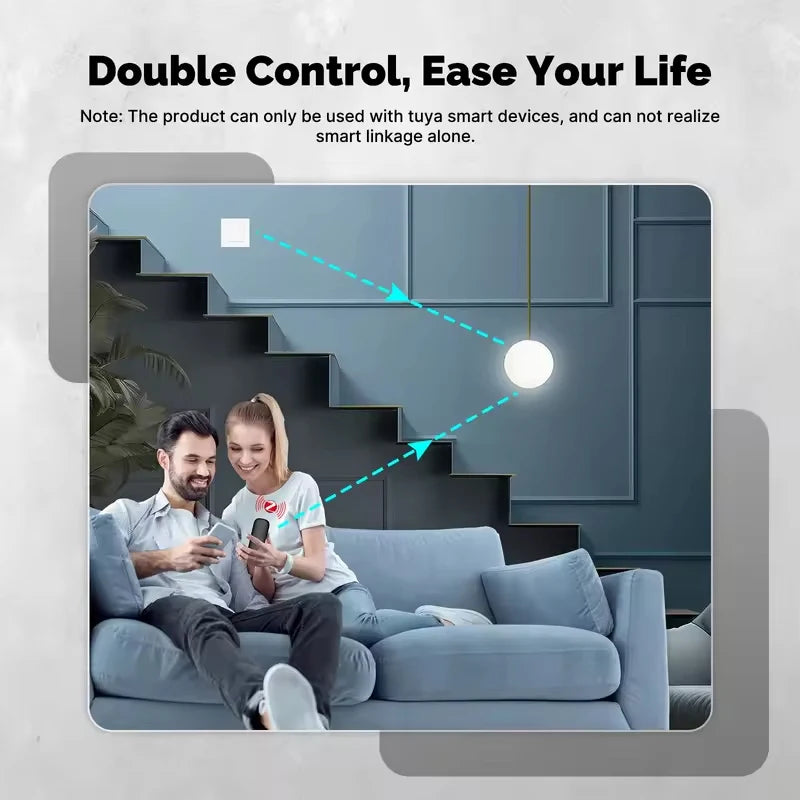 🔘 Tuya ZigBee Smart Scene Switch – 4 Κουμπιά | Ασύρματο | 12 Σενάρια | Αυτοματισμοί Smart Home