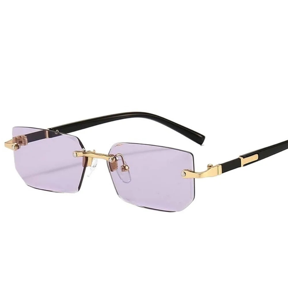🕶️🌊 Retro Korean Γυαλιά Ηλίου – Frameless Gradient Shades ✨ UV400 Προστασία για Παραλία, Οδήγηση & Ταξίδια