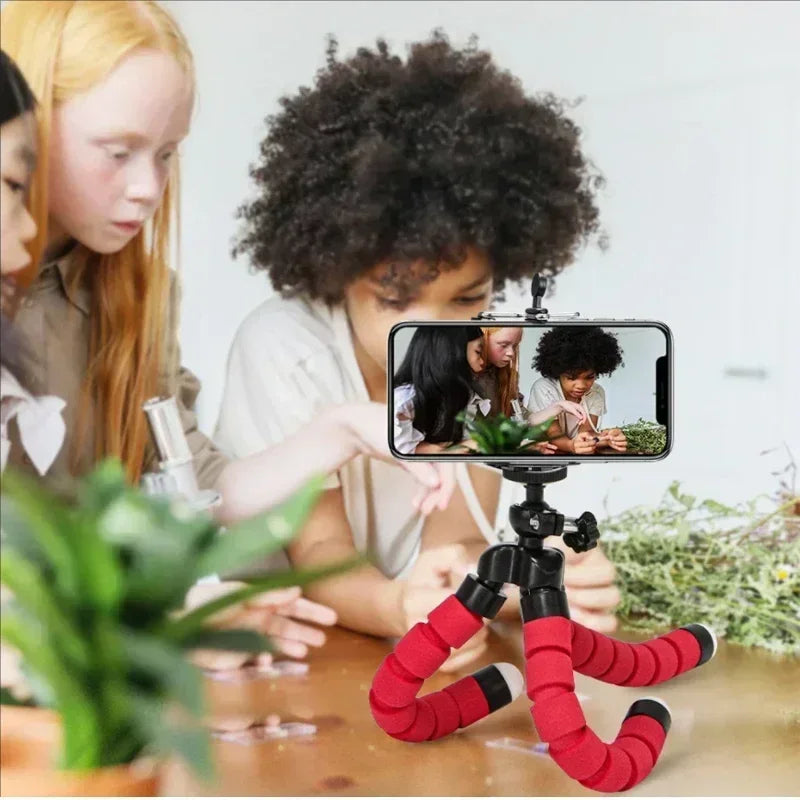📸 Mini Tripod για Κινητά & Κάμερες – Ευέλικτη Βάση με Κλιπ Στήριξης 🧲📱