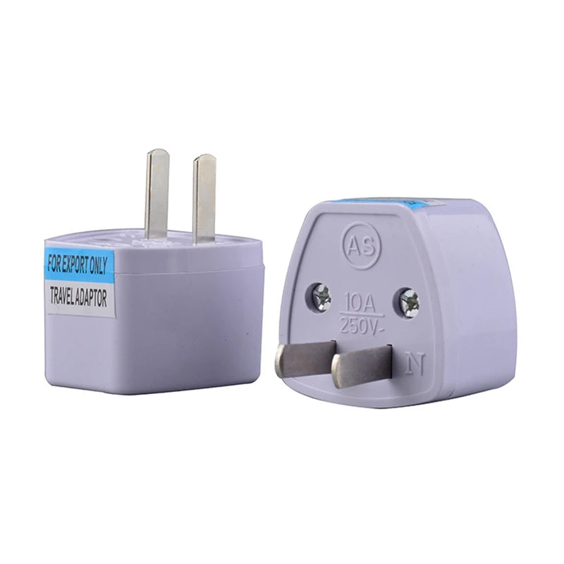 Universal Plug Adapter 🌍🔌 | US/UK/AU to EU 🇺🇸➡️🇪🇺 | 2-Pin Power Converter ⚡ | Travel Charger ✅