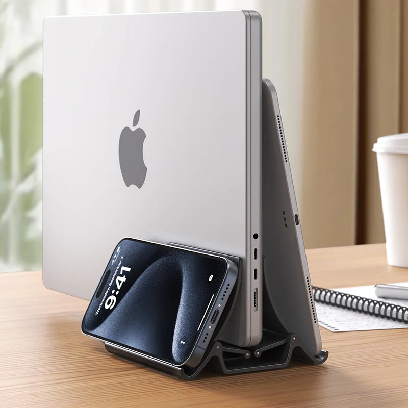💻📐 CABLETIME Vertical Laptop Stand – Gravity Holder για Laptop & Tablet 🎯