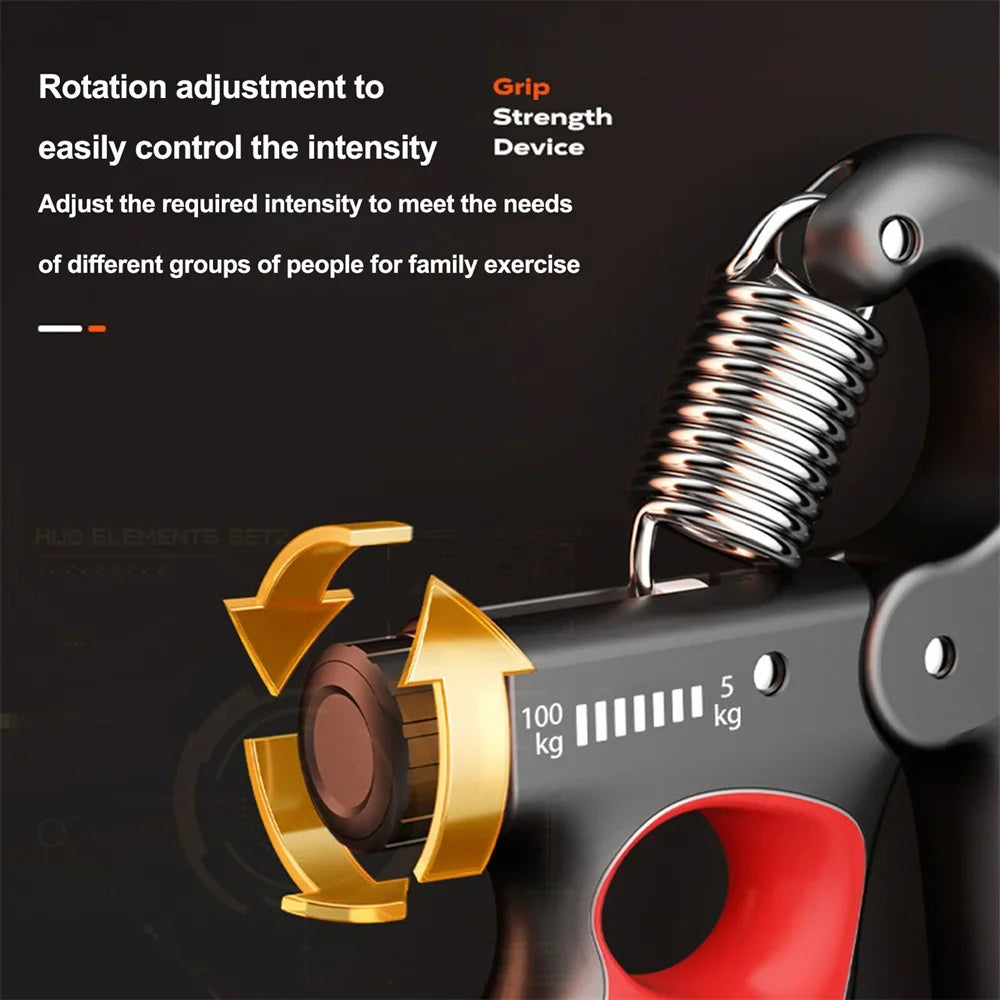 💪🖐️ G3 Hand Gripper – Ρυθμιζόμενη Ενδυνάμωση Χεριών & Αντίστασης 5-100Kg! 🖐️💪 Wrist Expander | Finger & Forearm Trainer | Adjustable Dynamometer