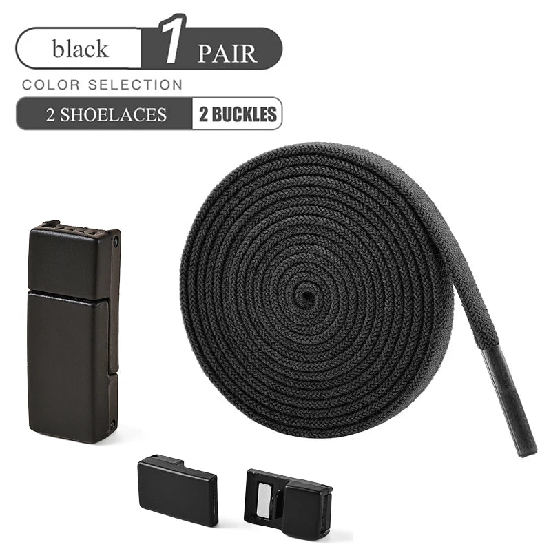 👟✨ Μαγνητικά No Tie Elastic Shoelaces – Ελαστικά Κορδόνια χωρίς Δέσιμο για Παιδιά & Ενήλικες 🚀