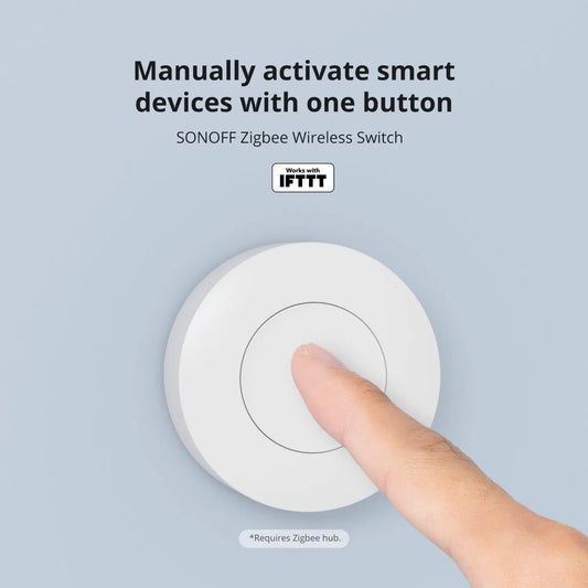 🏠 SONOFF SNZB-01P Zigbee Smart Button – Ασύρματος Διακόπτης για Smart Home