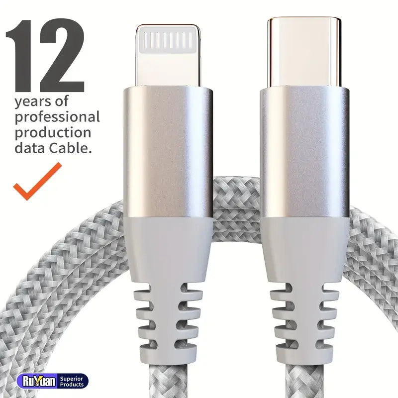 ⚡📱 LAIHONEN MFI Certified Cable – Type-C to Lightning Ταχεία Φόρτιση & Data Sync 🎯
