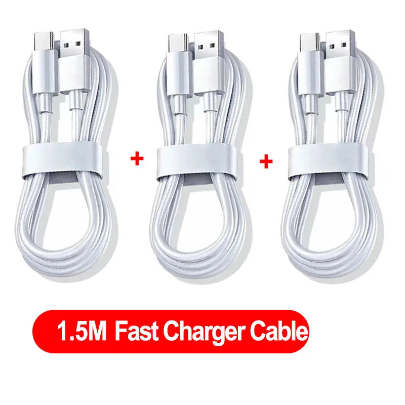 ⚡🔌 NNBILI Καλώδιο USB Type-C 100W 10A – Super Fast Charging 📱 Για Huawei, OPPO, vivo, iQoo (1–3 τεμάχια)