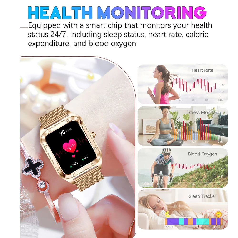 ⌚ 2025 Νέο Smartwatch για Γυναίκες – Κομψότητα & Τεχνολογία σε Ένα!