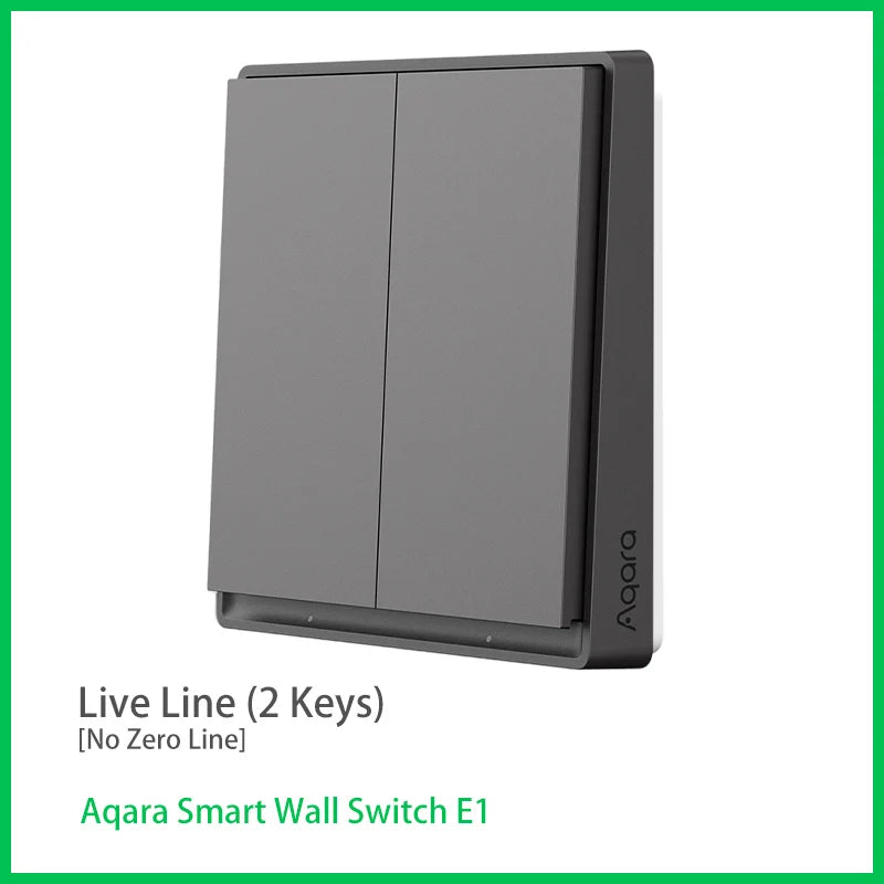 🔌✨ Aqara Smart Wall Switch E1 – Zigbee 3.0 WiFi Wireless Light Switch ✨🔌 Μοντέλο: QBKG38LM / QBKG39LM / QBKG40LM / QBKG41LM