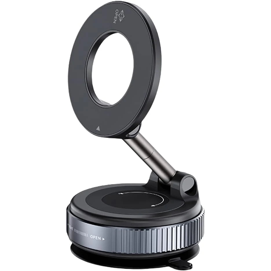 🚗📱 Car Mount Electric Vacuum Magnetic Holder – Μαγνητική Βάση Αυτοκινήτου 360° με Ισχυρή Αναρρόφηση & Πτυσσόμενο Σχέδιο 🧲✨