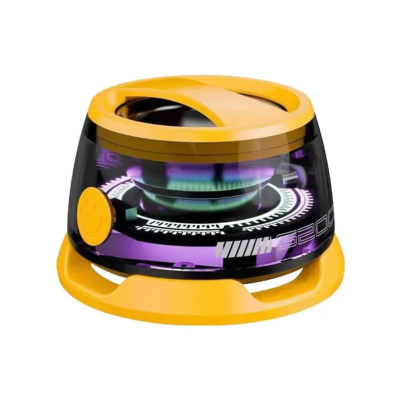 🔊🌈 Outdoor Magnetic Bluetooth Speaker – Φορητό Ηχείο με RGB Φωτισμό & Βάση Κινητού 🚀
