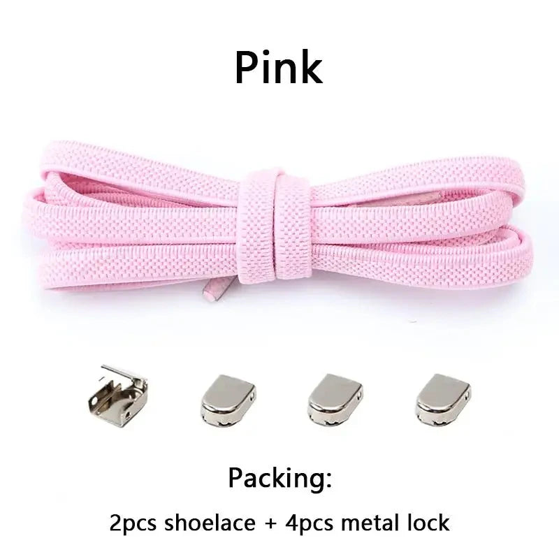 👟✨ No Tie Elastic Shoelaces – Ελαστικά Κορδόνια Χωρίς Δέσιμο για Παιδιά & Ενήλικες 🚀