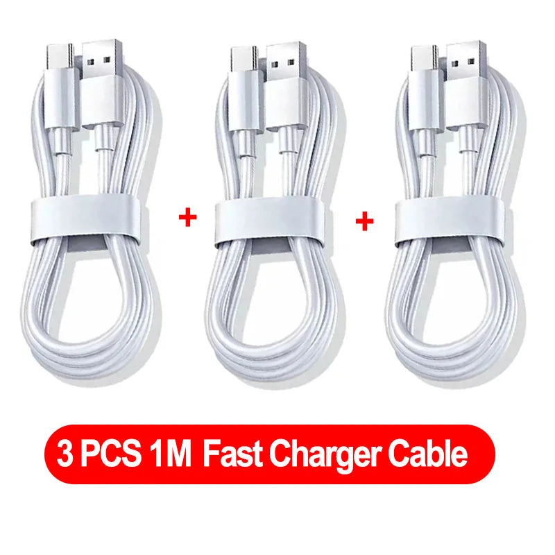 ⚡🔌 NNBILI Καλώδιο USB Type-C 100W 10A – Super Fast Charging 📱 Για Huawei, OPPO, vivo, iQoo (1–3 τεμάχια)