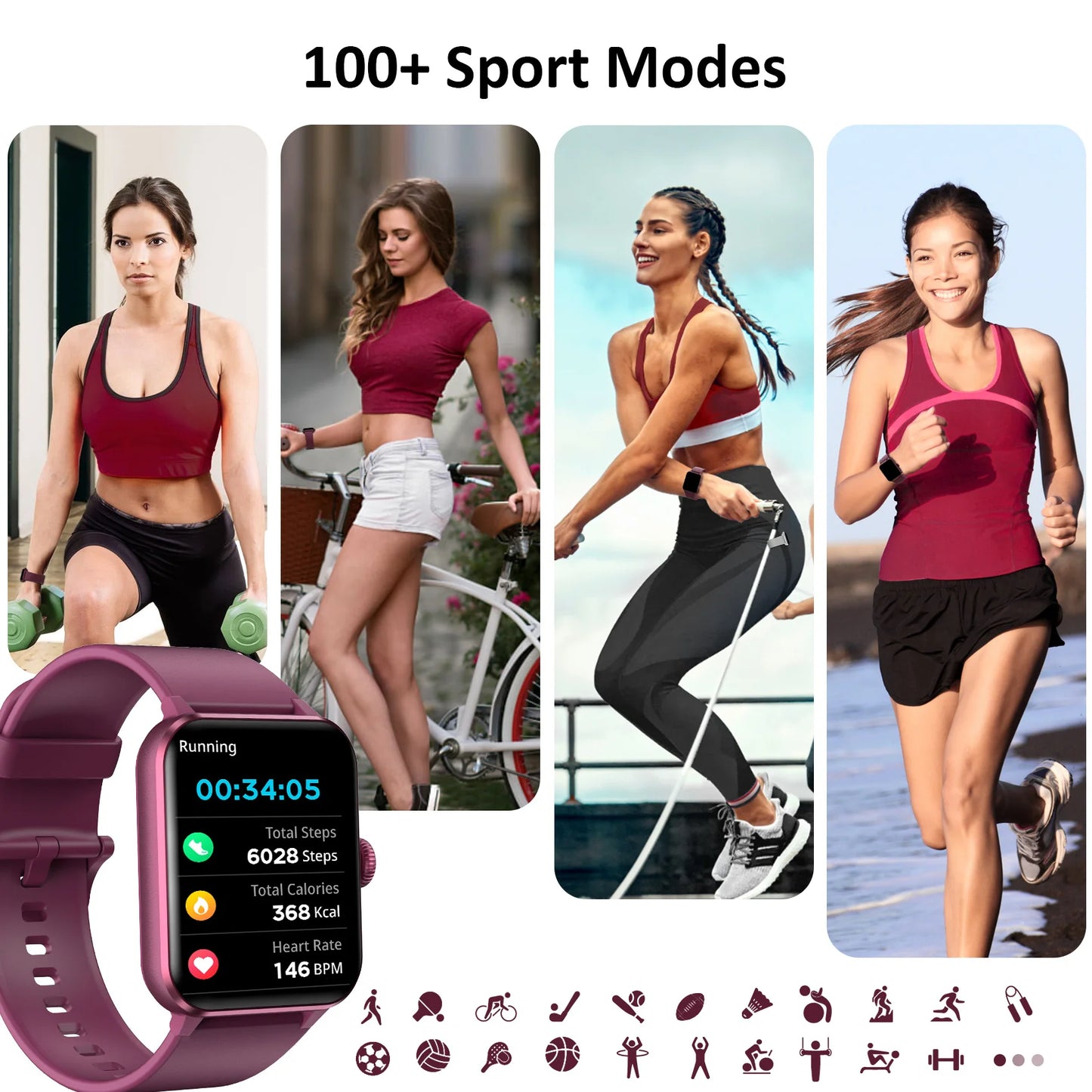 ⌚ Blackview R50 – Smartwatch 1.85" HD με SpO₂, Καρδιακό Ρυθμό & 100+ Αθλητικά Modes