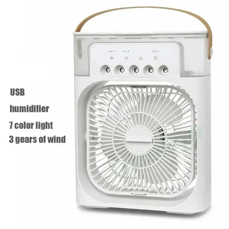 ❄️🌬️ 3 σε 1 Φορητό Air Cooler – Δροσιά, Φως & Άνεση στο Σπίτι! 🌬️❄️ Mini Air Conditioner | Fan + Humidifier + LED Night Light | Household Portable