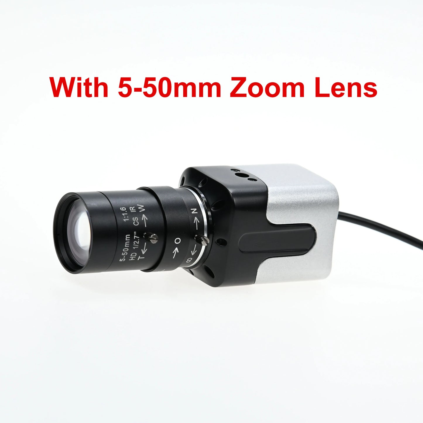 📸🔬 Ultra HD 16MP USB Camera – Επαγγελματική Βιομηχανική Κάμερα με Varifocal CS Lens 5-50mm/2.8-12mm 🎯