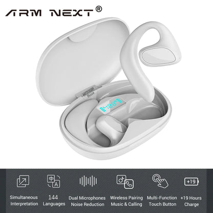 🎧 M8 Language Translator Earbuds – Ο通λικό σύντροφος για ταξίδια & διεθνή επικοινωνία 🌍