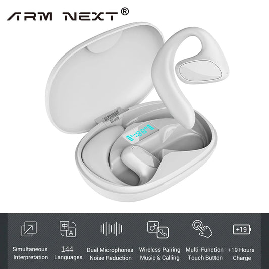 🎧 M8 Language Translator Earbuds – Ο通λικό σύντροφος για ταξίδια & διεθνή επικοινωνία 🌍