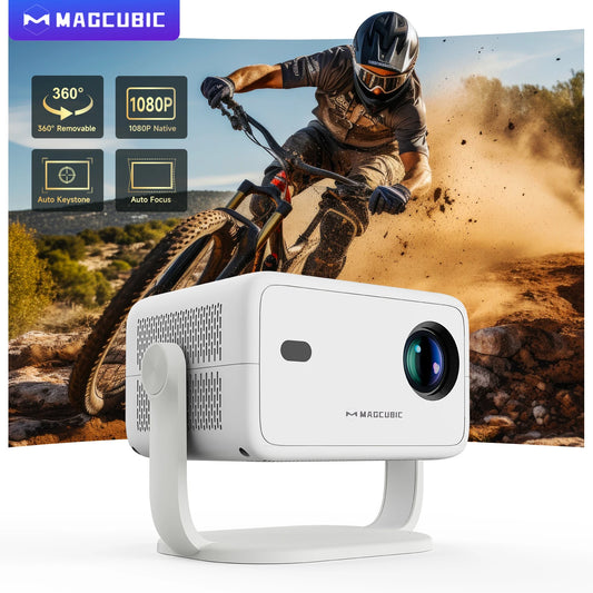 🎥 Magcubic L018 4K Projector – Native 1080P | 650 ANSI | Android 11 | Auto Focus & Keystone | 360° Περιστροφή 🌈