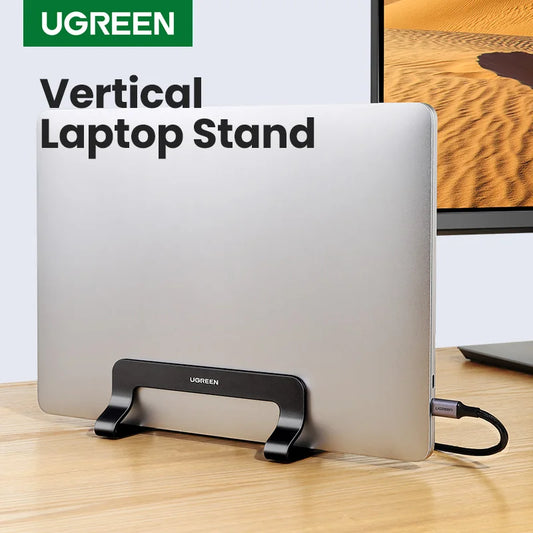 💻📐 UGREEN Vertical Laptop Stand – Αλουμινένια Κάθετη Βάση Laptop & Tablet 🎯