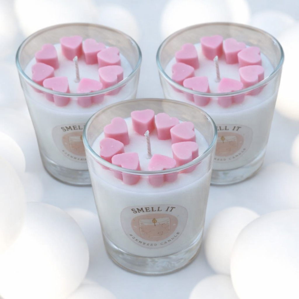 Σετ 3 Χειροποίητων Αρωματικών Κεριών “Smell It” – Soft Collection 2