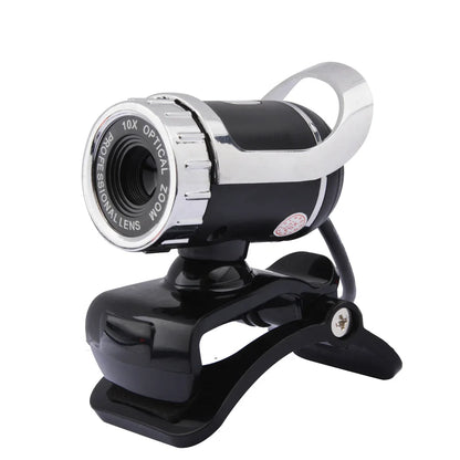 🌙🎥 Rotatable Night Vision Webcam – USB Κάμερα με 360° Περιστροφή & Μικρόφωνο 🎤💻