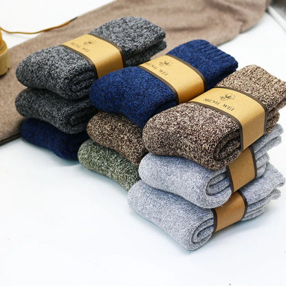 🧦❄️ Ανδρικές Χειμερινές Κάλτσες Merino Wool – Extra Ζεστές & Αντιπαγωτικές (3 Ζευγάρια)