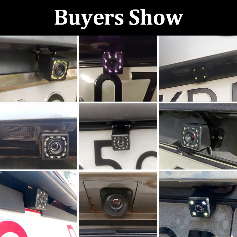 🚗📷 Hippcron Car Rear View Camera – 170° HD Night Vision Parking Camera