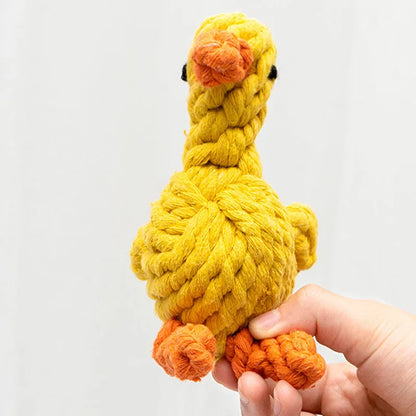Rope Knot Ball Toy 🐶🪢 | Bite-Resistant Chew Toy 💪 | Teeth Cleaning 🦷 | For Small Dogs & Puppies 🐾 | Fun & Durable ✅