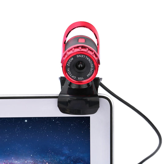 🌙🎥 Rotatable Night Vision Webcam – USB Κάμερα με 360° Περιστροφή & Μικρόφωνο 🎤💻