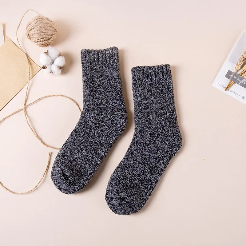 🧦❄️ Ανδρικές Χειμερινές Κάλτσες Merino Wool – Extra Ζεστές & Αντιπαγωτικές (3 Ζευγάρια)