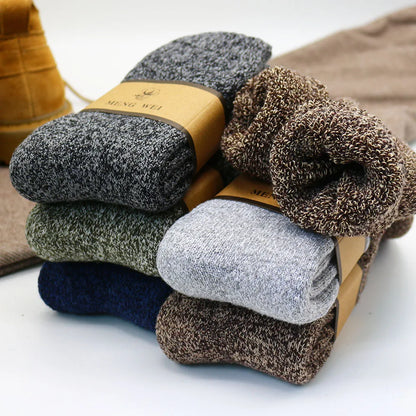 🧦❄️ Ανδρικές Χειμερινές Κάλτσες Merino Wool – Extra Ζεστές & Αντιπαγωτικές (3 Ζευγάρια)
