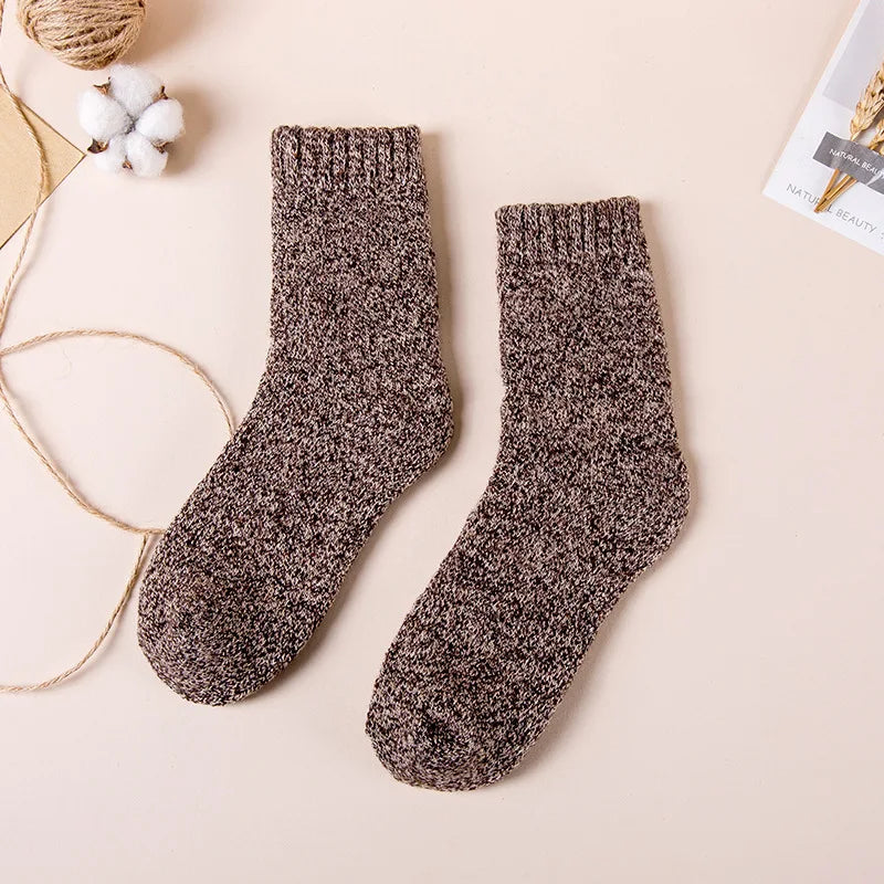 🧦❄️ Ανδρικές Χειμερινές Κάλτσες Merino Wool – Extra Ζεστές & Αντιπαγωτικές (3 Ζευγάρια)