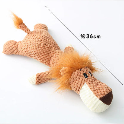 Plush Cartoon Dog Toy 🧸🐶 | Squeaky Chew Toy 🔊 | For Small Dogs 🐾 | Teeth Cleaning & Fun 🦷 | Cute & Soft ✅