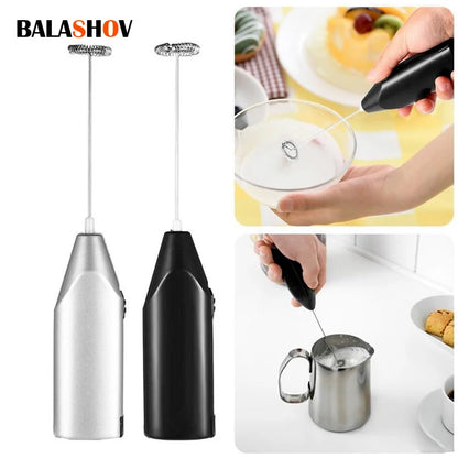 ☕ Wireless Milk Frother – Φορητός Αφρογαλατιέρας & Mini Mixer για Καφέ & Μαγειρική