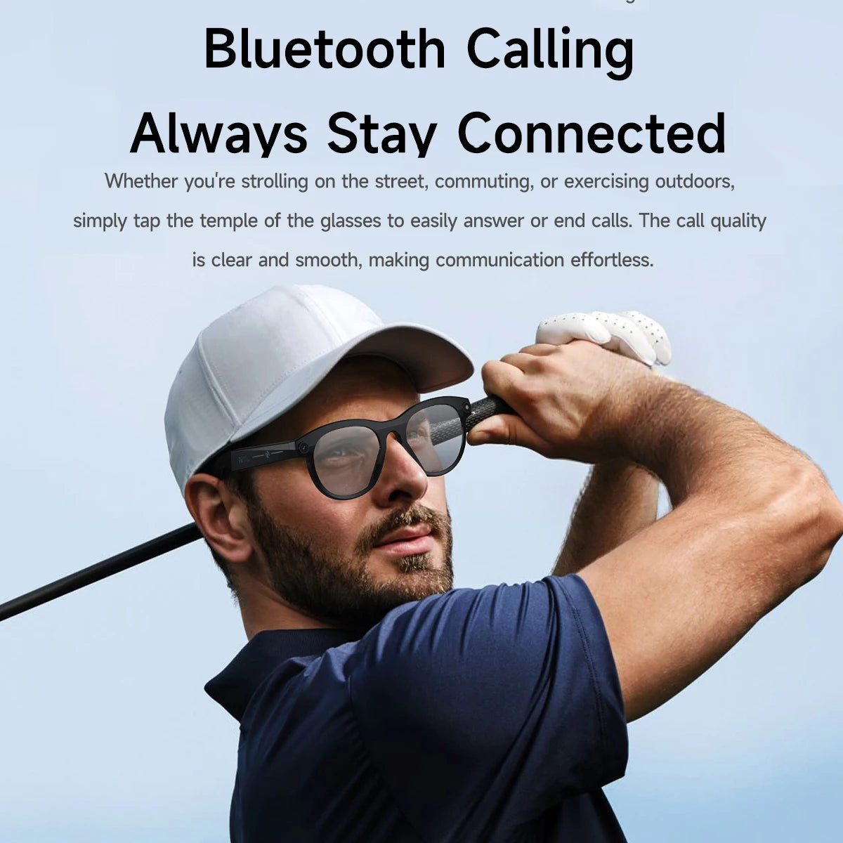 AI Smart Glasses with Camera & Bluetooth – Smart Glasses for Video, Calls & Translation
