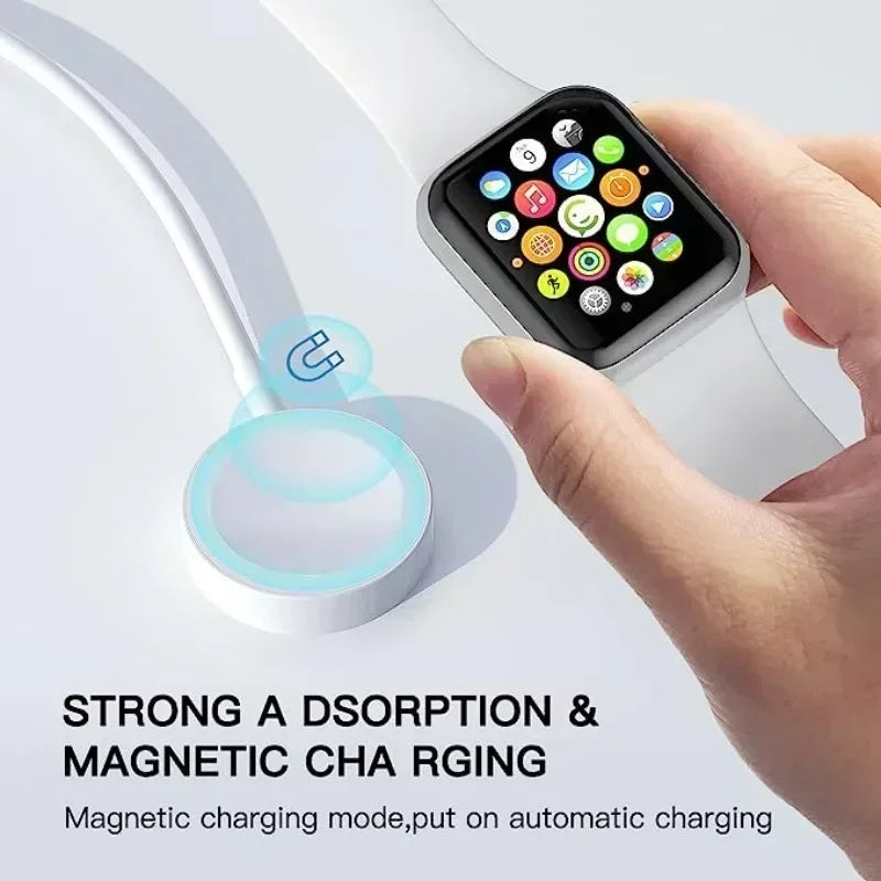 ⌚⚡ Magnetic Charger for iWatch – Ασύρματο Μαγνητικό Καλώδιο Φόρτισης USB/Type-C 🎯
