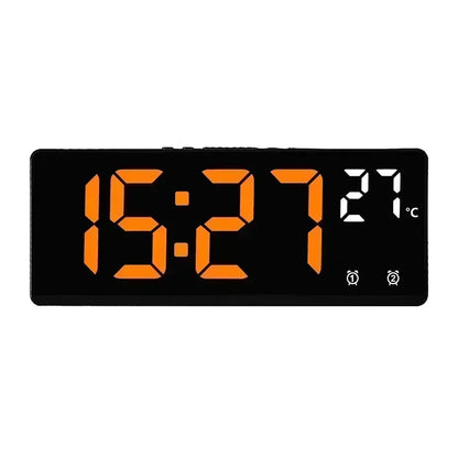 Ψηφιακό Ξυπνητήρι LED με Voice Control, Διπλό Alarm, Snooze & Ένδειξη Θερμοκρασίας