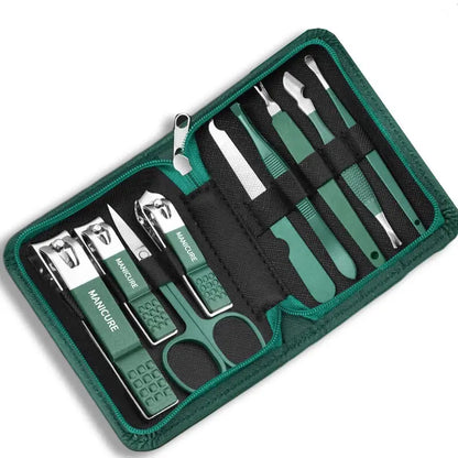 ✨ Professional Nail Care Kit – 7/10/12/18 PCS Manicure & Pedicure Set with Travel Case