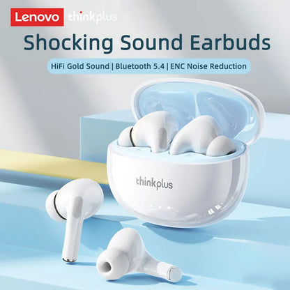 Lenovo LP5 Pro TWS Bluetooth 5.4 Earbuds with ANC, Touch Control & Microphone – Wireless Earbuds with Type-C Charging Case