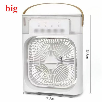 ❄️💨 3 σε 1 Φορητό Air Cooler – Ανεμιστήρας, Υγραντήρας & LED Night Light! 💨❄️  Portable Humidifier Fan Air Conditioner