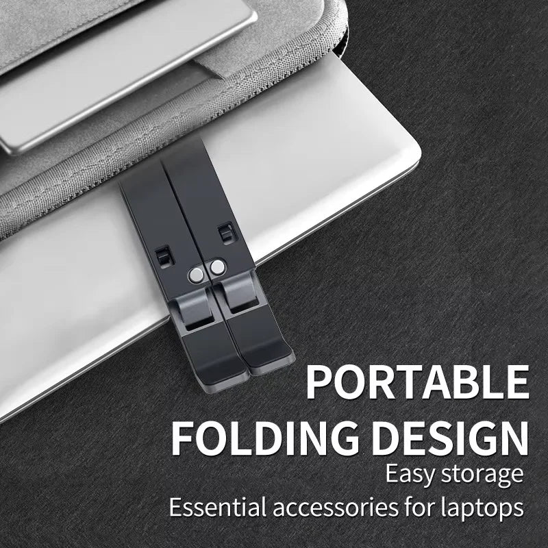 💻✨ Adjustable Foldable Laptop Stand – Ρυθμιζόμενη & Φορητή Βάση Notebook 🎯