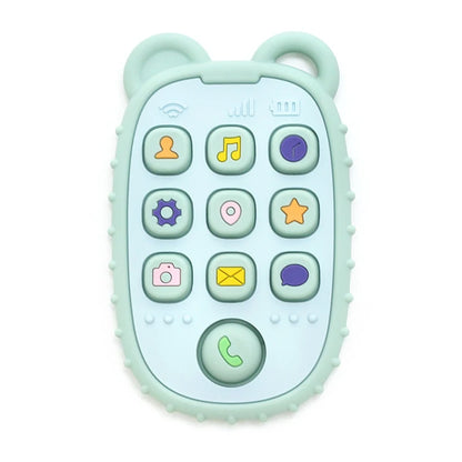🍼📱 Baby Silicone Teether σε Σχήμα Κινητού 👶✨ (Moonpie)