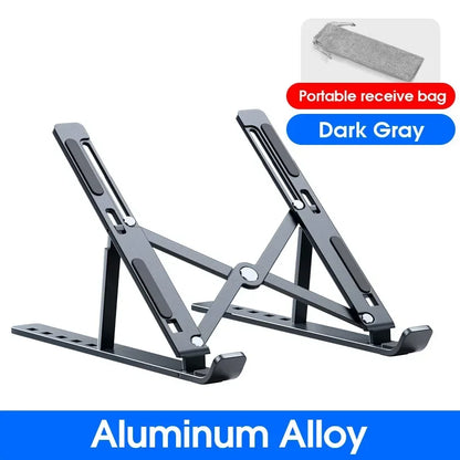 💻✨ N8 Double-Layer Laptop Stand – Αλουμινένια Αναδιπλούμενη Βάση Γραφείου 🎯
