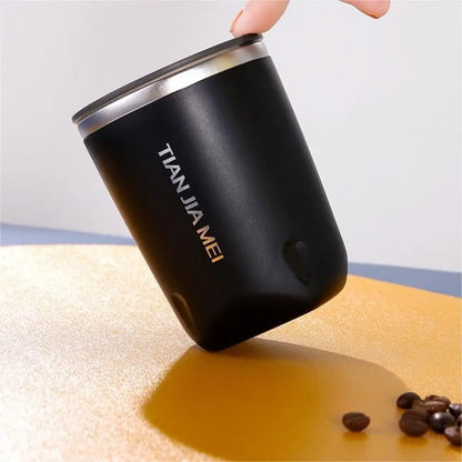☕ 300ml Θερμός Κούπα Καφέ | 304 Stainless Steel Double Layer Thermal Mug – Leakproof Travel Cup with Lid