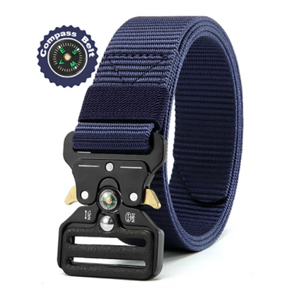 🧭👖 Ανδρική Ζώνη Outdoor με Πυξίδα – Πολυχρηστική & Ανθεκτική